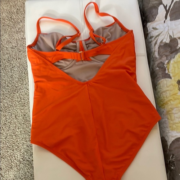 Kona Sol Orange One Piece Swimsuit - Picture 2 of 3